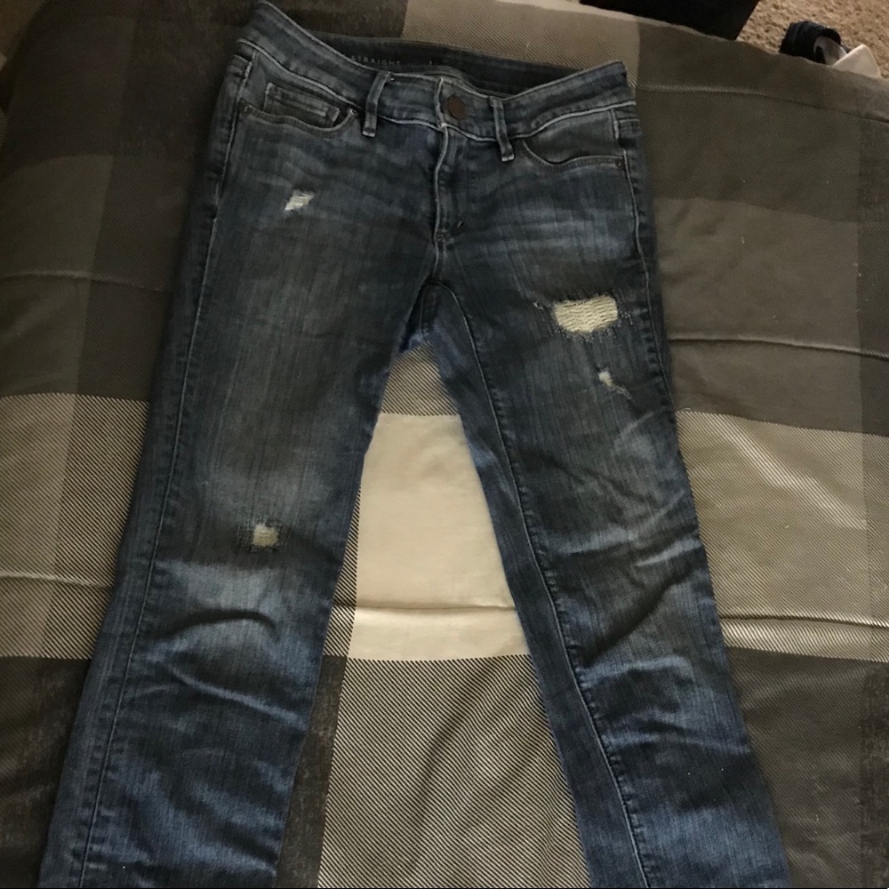 Loft curvy straight petite jeans